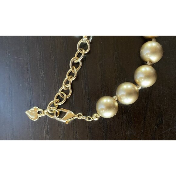 Vintage Carolee Graduated Gold Ball Necklace Extender Original Tag - Picture 6 of 7